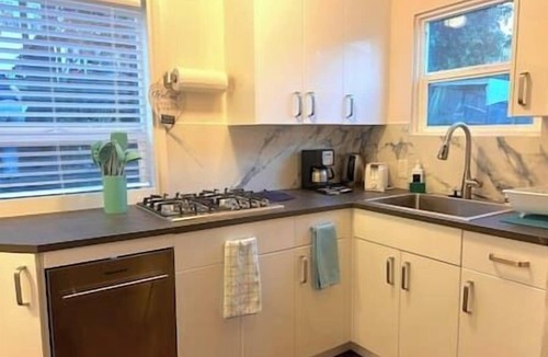 Bridgeview Apartment | Cute Casita in North Park with backyard, firepit, playset, walk everywhere