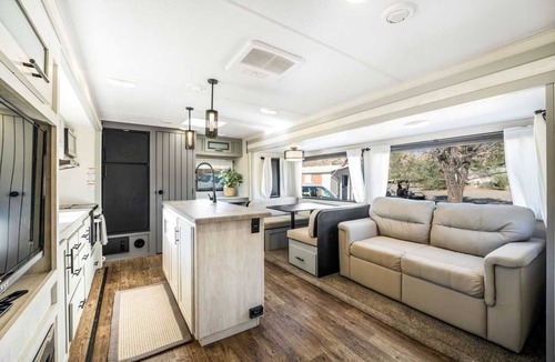 Jacumba RV Rental | Desert Tiny Home B37: Surrounded by Mountains! Close to Jacumba Hot Springs