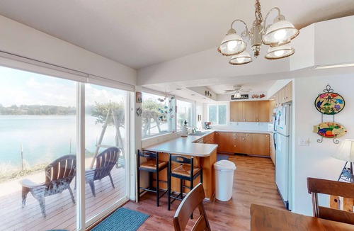 Bayshore House | Dog-Friendly Bayfront Home with Private Hot Tub, Water & Bridge Views, Free WiFi