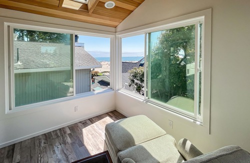 Seabright House | Dog-friendly home with ocean view & parking, steps to Seabright Beach