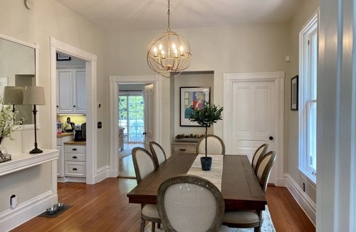 Santa Barbara House | Elegant and Peacefully Located Home, AC, Walk Everywhere