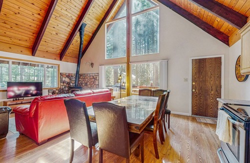 Pioneer Trail Ski Chalet | Enchanting alpine chalet with lots of room, deck, & grill - prime location