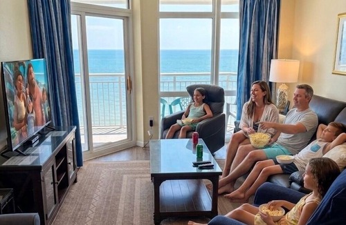 Crescent Beach Condo | Experience unparalleled luxury staying in the Oceanfront Penthouse at Baywatch!