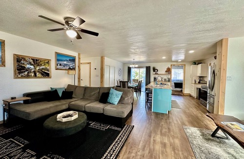 Crescent City North House | Family friendly coastal house. Pet Friendly, Big screen tv's in every room!