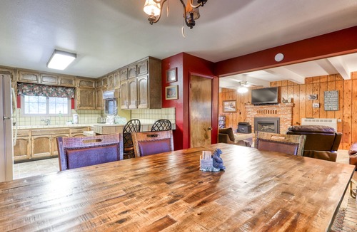 West Village House | Family-friendly Cabin w/WiFi & Furnished Deck - Close to Town, Lake, & Skiing