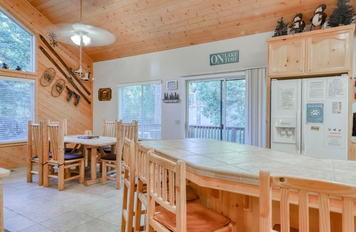 Shaver Lake Cabin | Forest View Home w/Partially Covered Deck - Great for Anglers, Boaters & Skiers