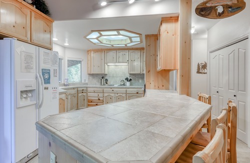 Shaver Lake Cabin | Forest View Home w/Partially Covered Deck - Great for Anglers, Boaters & Skiers