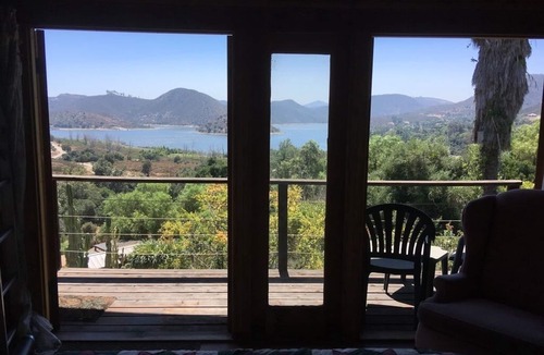 Del Dios Cabin | Hilltop cabin with panoramic lake & mountain views