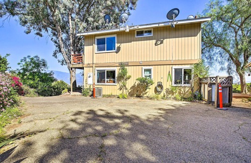 Rainbow CDP House | Hilltop Home in Wine Country w/Hot Tub & Views!