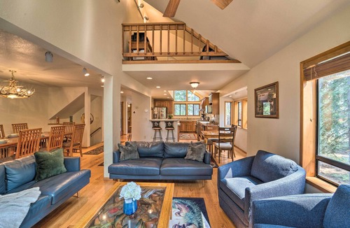 Truckee House | Hot Tub & Deck: Truckee Golf Course Home