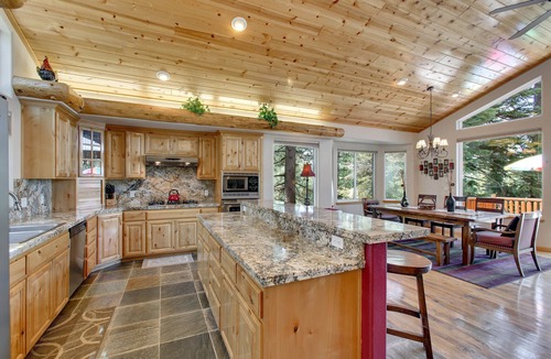 Country Club Estates Cabin | Indoor heated pool, spacious deck, seven rooms with beds, hot tub, and more!