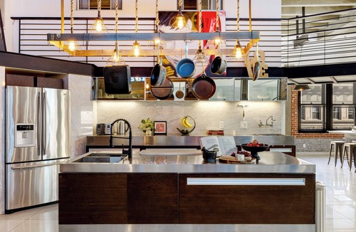 Historic Core House | Industrial-Chic DTLA Loft with Rooftop & City Views | Skyline Lofts by AvantStay