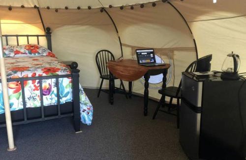 Los Gatos Other | Lotus Yurt in Vineyard Overlooking Monterey Bay near Los Gatos, California