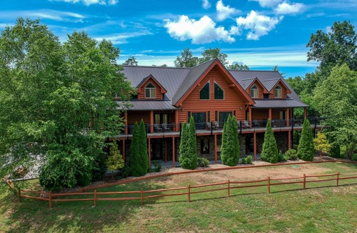 Sevierville Cabin | Luxury Lodge with Private Chapel & Indoor Pool – Perfect for Weddings & Retreats