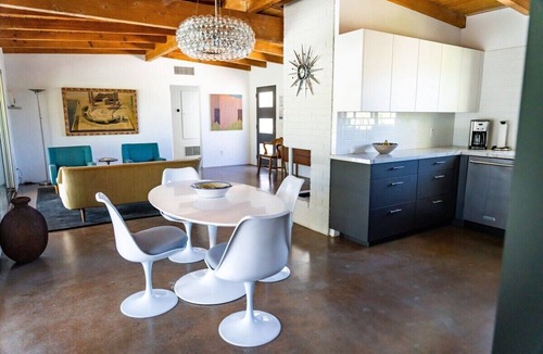 Tahquitz River Estates House | Mid Century Home with Casita Modern Olive
