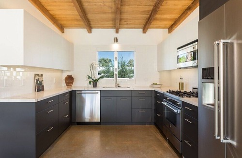 Tahquitz River Estates House | Mid Century Home with Casita Modern Olive