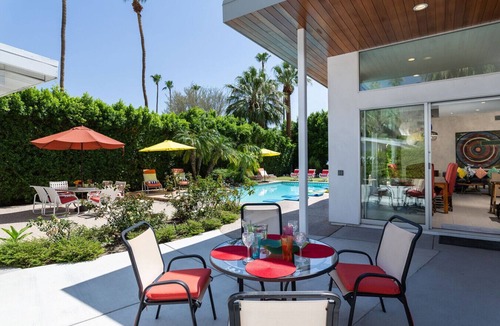 Old Las Palmas House | Mid-Century Modern Estate In Old Las Palmas! Private! Spectacular Mountain Views!