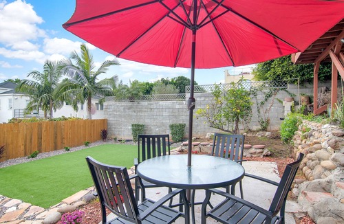 Mission Hills House | Mission Hills Victorian Home | Private Yard & Balcony with Downtown Views