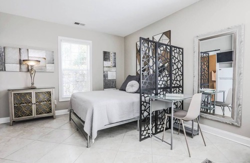 Carolina Forest Condo | Modern Gray Studio Steps to Pool Myrtle Beach SC