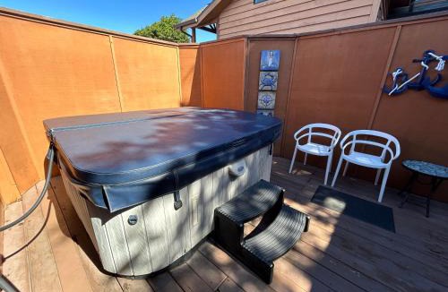 Smith River House | Modern Ocean Cabin 27 Stylish Kitchen & Jacuzzi