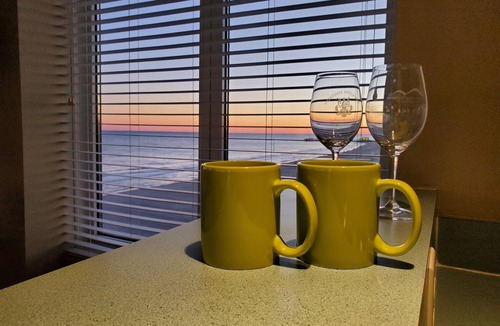 Arcadian Shores Condo | Modern Oceanfront Corner Retreat with Panoramic Views