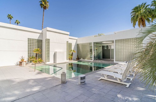 Old Las Palmas House | Modernist Private Estate in Old Las Palmas - 12' Deep Pool!