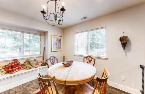 Pioneer Trail House | Mountain-view dog-friendly home with large yard in private locale near skiing