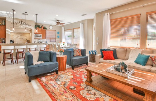 Rancho Santana House | NEW Spacious 7 Bedroom 6 Bath Resort - GOLF, WALK to COACHELLA
