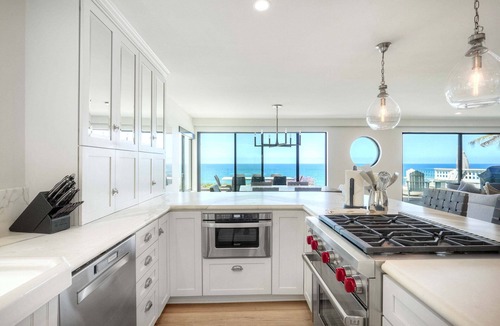 Encinitas House | Oceanfront Neptune Ave Home | Panoramic Views, Luxury Coastal Living, Walk To The Beach