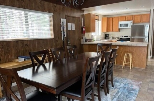 Pioneer Trail House | Only 5 Miles to Lakes, Skiing and Casinos, Fun Tahoe Cabin in the Woods with Pool Table, Hot Tub, Wet Bar & Foosball Table