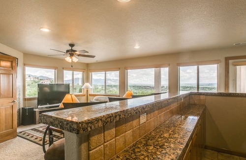 Southwest Colorado Springs Apartment | Penthouse views from every window.overlooking entire city and mountain ranges