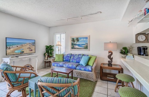 West Newport Condo | Perfect Family Beach House! | 3 Houses From the Beach! | Fun Tropical Interior!