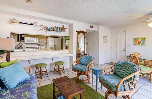 West Newport Condo | Perfect Family Beach House! | 3 Houses From the Beach! | Fun Tropical Interior!