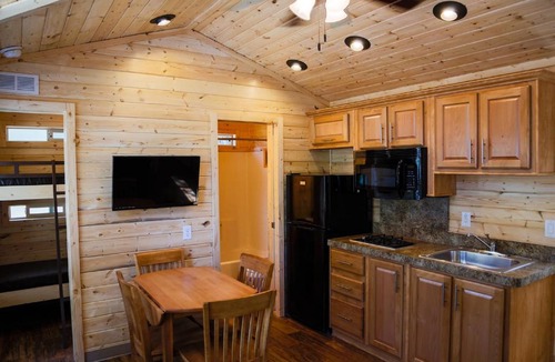Lotus Resort | Ponderosa Camping Resort One-Bedroom Cabin 5