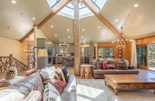 Upper Moonridge Ski Chalet | Private 40-Acre Estate with Hot Tub and Lake Views