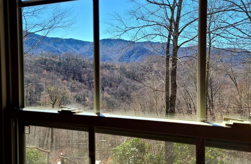 Cranberry Falls Cabin | Private Log Cabin 2 miles from Blue Ridge Parkway
