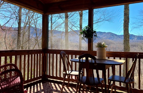Cranberry Falls Cabin | Private Log Cabin 2 miles from Blue Ridge Parkway