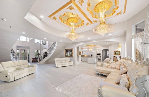 Dickinson Villa | Private Mansion Retreat Basketball Court and More
