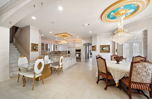 Dickinson Villa | Private Mansion Retreat Basketball Court and More