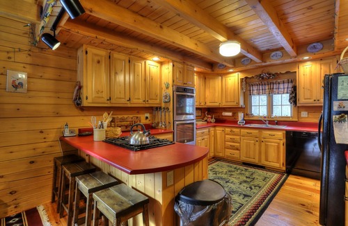 Rangeley Plantation House | Private Rangeley Log Cabin | ATV & Snowmobile Access | Dog Friendly