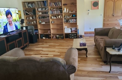 Rackerby House | Private Room in House w Heated Pool, Hot Tub, Sauna, Game Room, Beautiful Nature