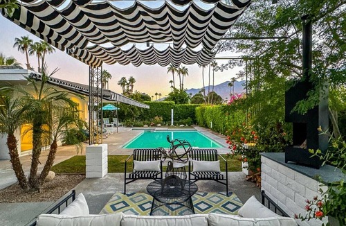 Canyon Corridor House | Professionally-Decorated Mid-Century Modern South Palm Springs Pool & Spa Home