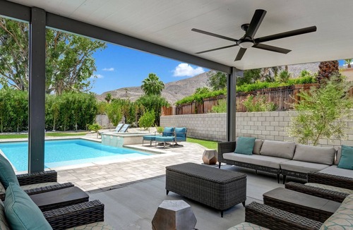 Magnesia Falls Cove House | Rancho Mirage Mid Century Gem | A Louisa Davis Property