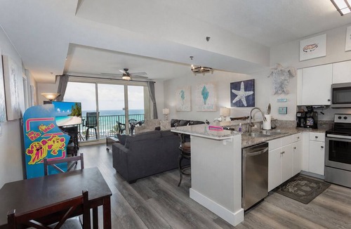 Panama City Beach Condo | Remodeled Luxury 2BR Beachfront Condo at Shores of Panama #611 | Same-Floor Reserved Parking