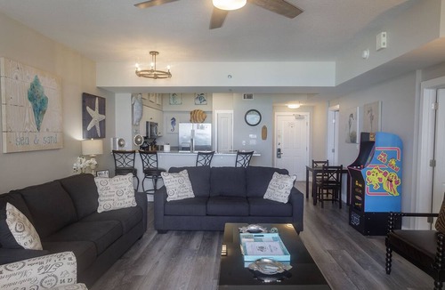 Panama City Beach Condo | Remodeled Luxury 2BR Beachfront Condo at Shores of Panama #611 | Same-Floor Reserved Parking