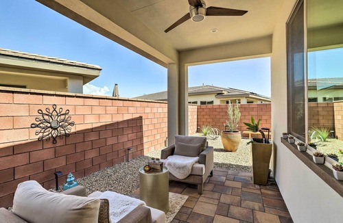 Indio House | Resort Pool & Hot Tub: 55+ Indio Desert Oasis