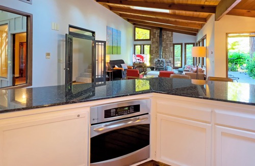 Northwood House | Riverfront 3 Bed 2 1/2 Bath, Woodstove, HOT TUB, Private Beach, Kayaks+ Pets OK