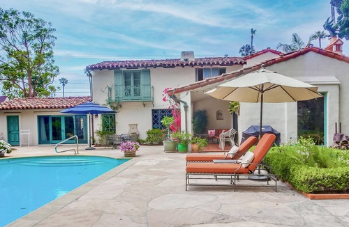 Lower Hermosa House | Romantic Spanish Home, Private Pool, Walk to Beach
