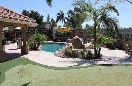 Poway House | San Diego home with RESORT BACKYARD!