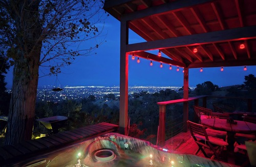 Pinon Hills Cabin | Scenic Getaway - Rustic Cabin - Mountain Ridge